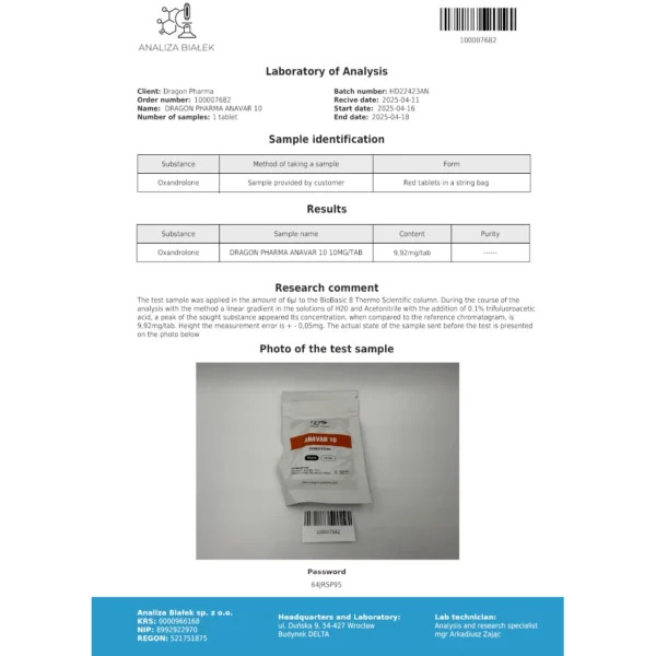 Anavar 10 mg - Image 4